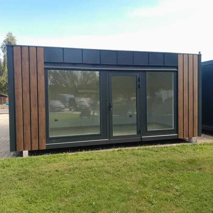 Kontener mieszkalny całoroczny pawilon biurowy usługowy kosmetyczny