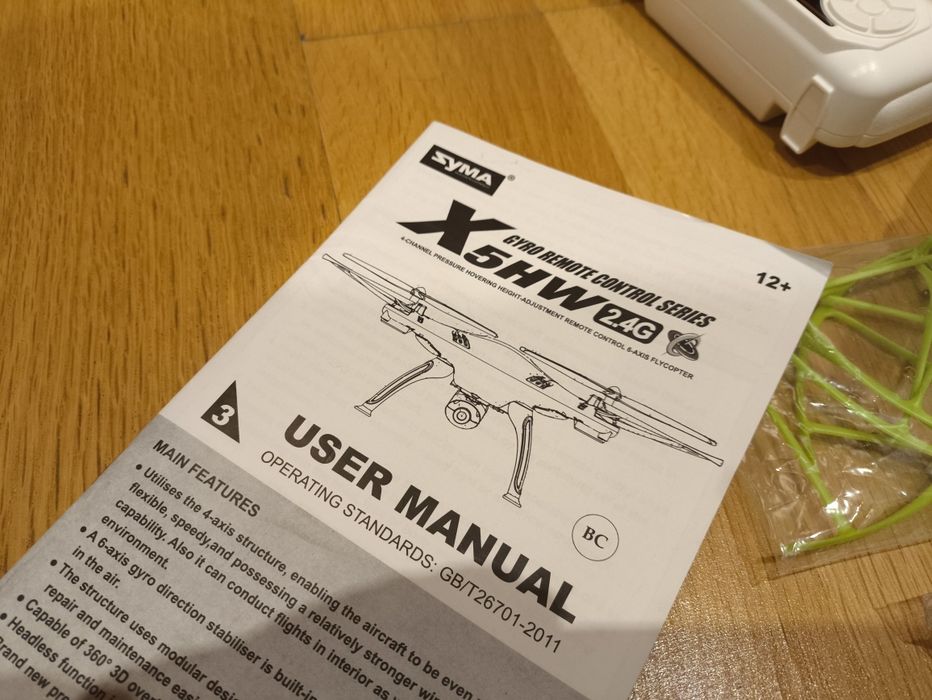 Drone x5hw1 sem quedas ou marcas de uso