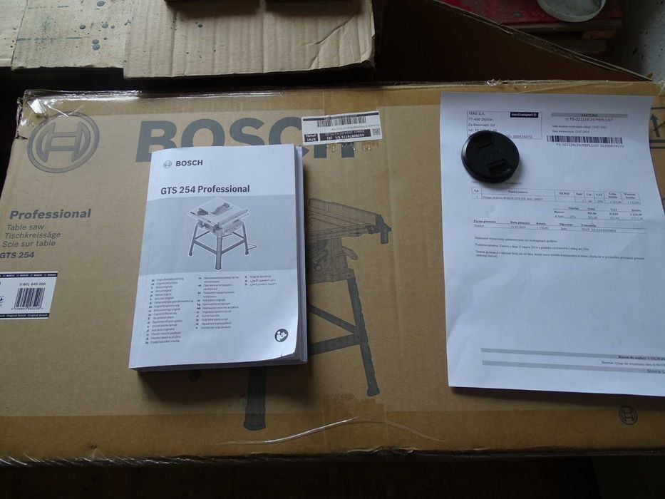 pilarka stołowa bosch gts 254