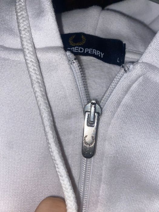 Camisola Fred Perry (hoodie com fecho). Original. Tamanho L