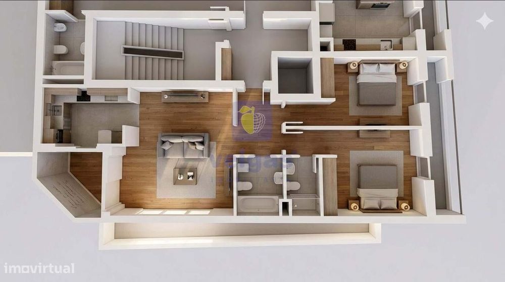 T2 Novo com Terraço e 2 WC — Caldas Da Rainha - Santo Onofre E Serra Do Bouro, Leiria
