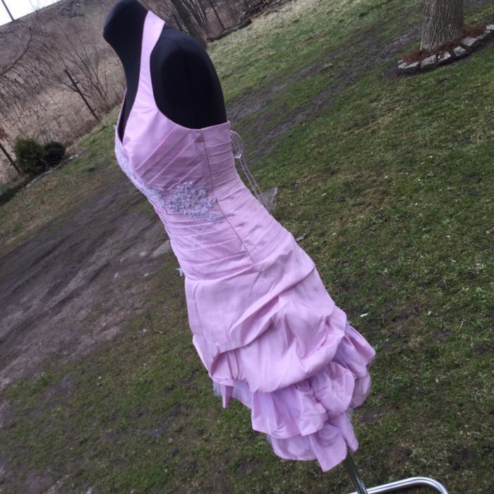 Suknia jak ChiChi London pastelowy róż/sylwester,ślub,studniówka