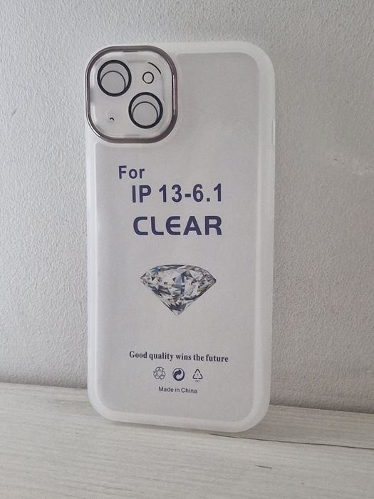 Protective Lens Case do Iphone 13 biały clear