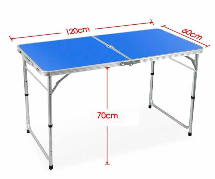 Стіл для пікніка +4 стільці Синий стол для пикника