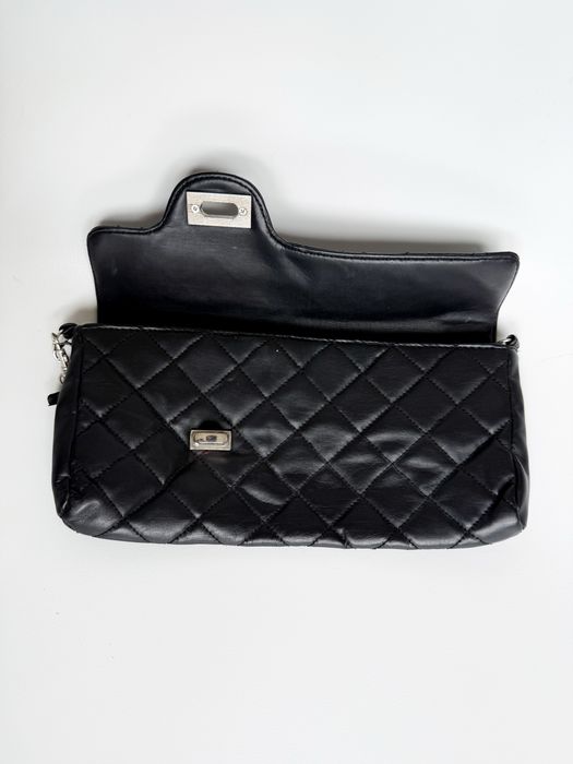 Czarna pikowana kopertówka Bershka – Chanel vibe, Y2K, coquette