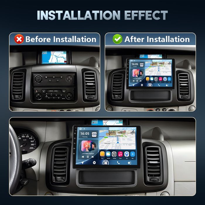 Radio Nawigacja Android  Opel Vivaro,Trafic X83