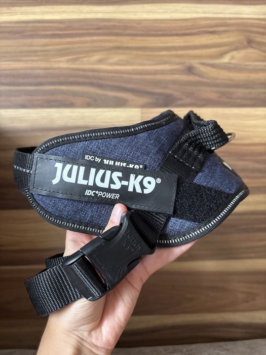 Шлея тренувальна для цуценят "Julius-K9® IDC", S/Mini: 49-67см/28мм, джинс