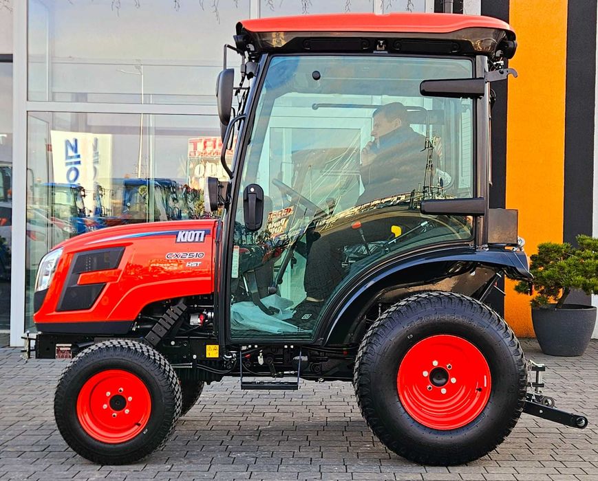 NOWY KIOTI CX2510 CH EU, 5 lat Gwarancji. Kabina, sadownik JAPAN TRAK