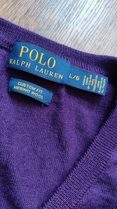Стильний з вовни меріноса светр Polo Ralph Lauren