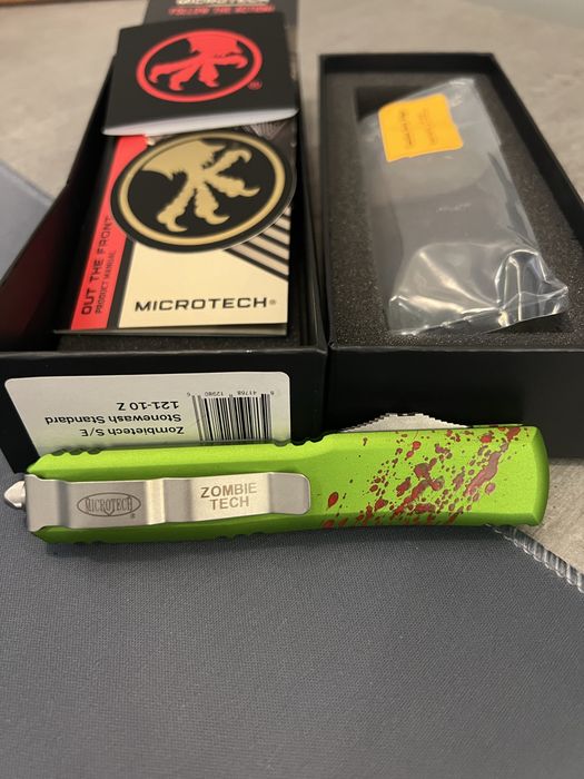 Microtech Ultratech ZombieTech 121-10Z Stonewash