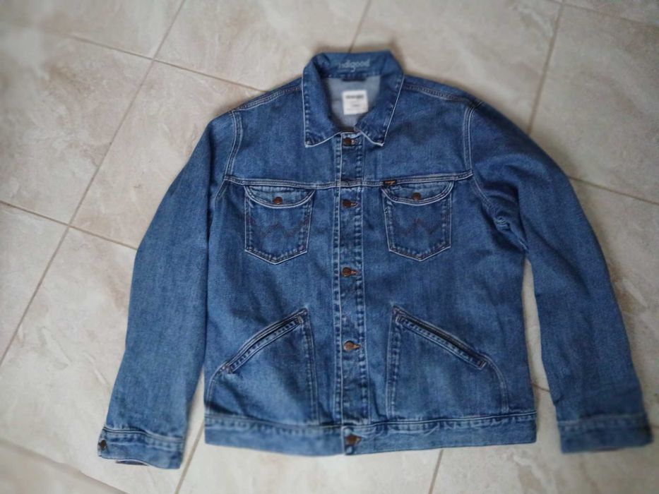Kurtka jeansowa Wrangler xxl pachy:2x68cm kultowe guziki