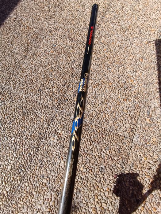 Cana de pesca 5m Trabucco carbono com carrinho Mitchell MX40 excelente