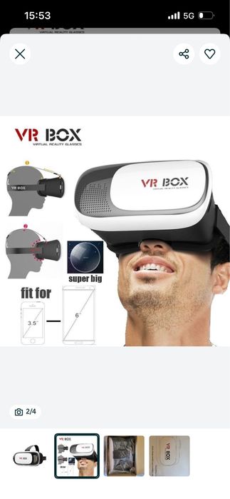 Óculos VR - Realidade Aumentada NOVO