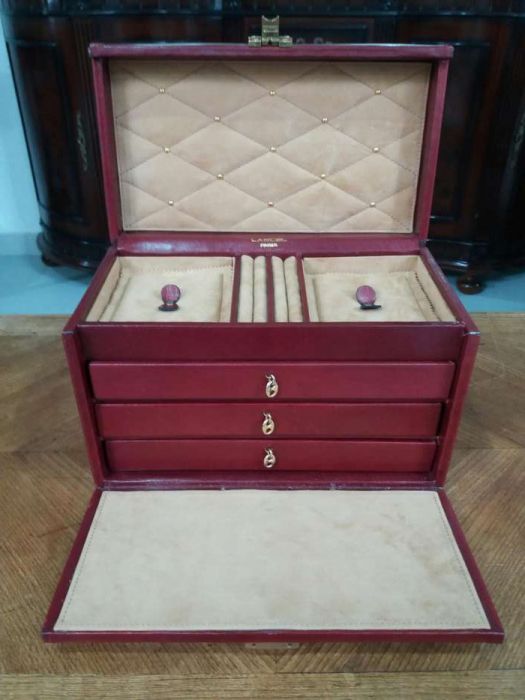 Guarda joias em pele LANCEL