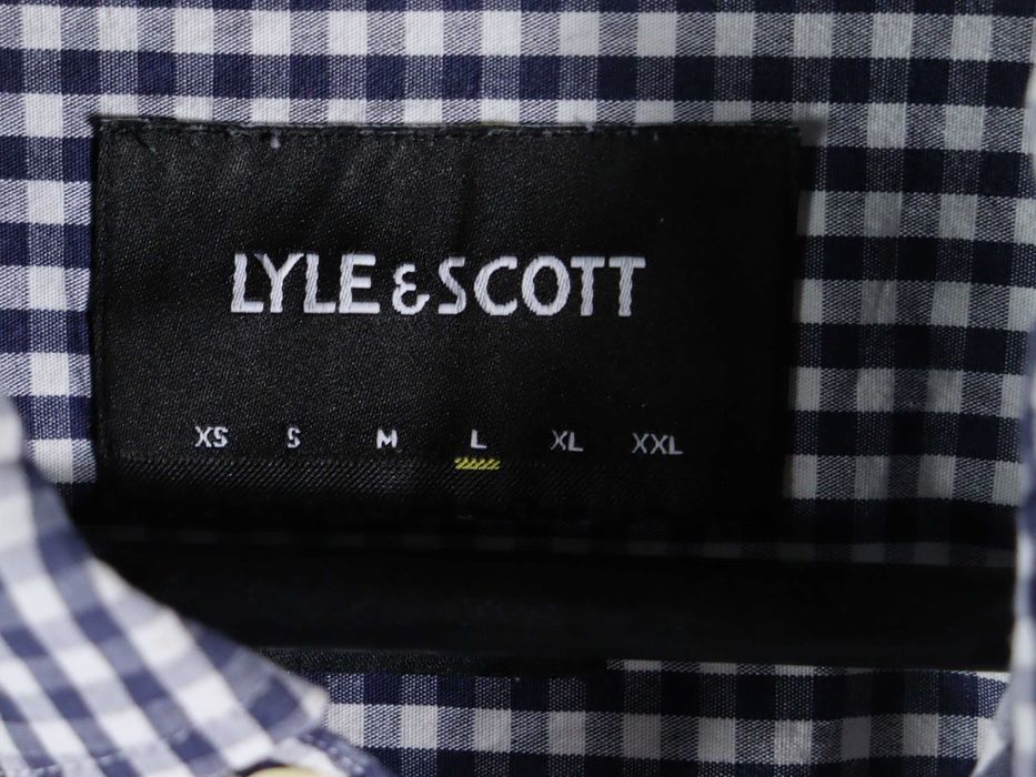 Lyle&Scott męska koszula w kratkę kratę slim fit L 40 lyle & scott