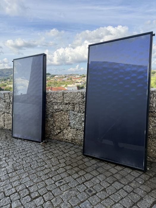 Paineis de aquecimento de agua, em bom estado