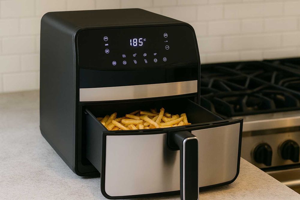 NOWA Frytkownica Beztłuszczowa Air Fryer XL Frytownica 6,5L 1800W