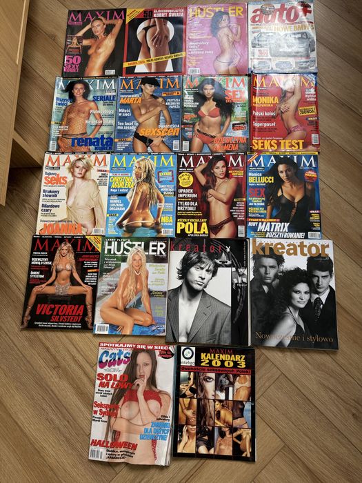 Magazyny erotyczne maxim hustler