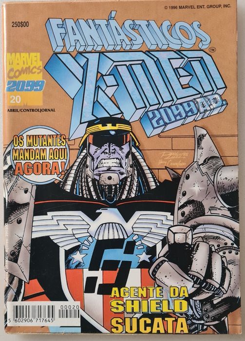 Revistas (5) BD X-Men super heróis Marvel