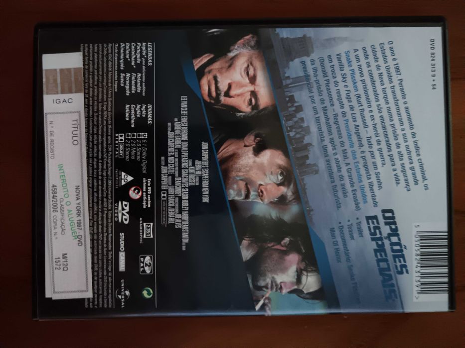filme dvd original - nova york - 1997