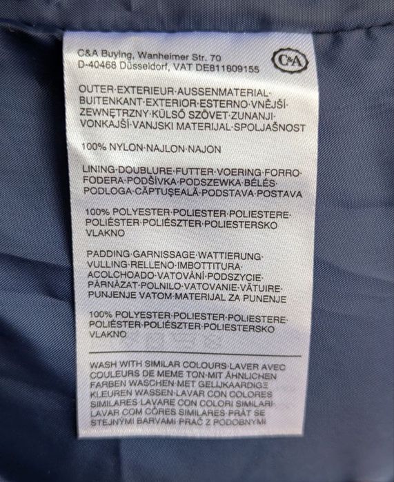 -50% Брендовий бомбер C&A демісезон куртка мікропуховик пуховик теплая