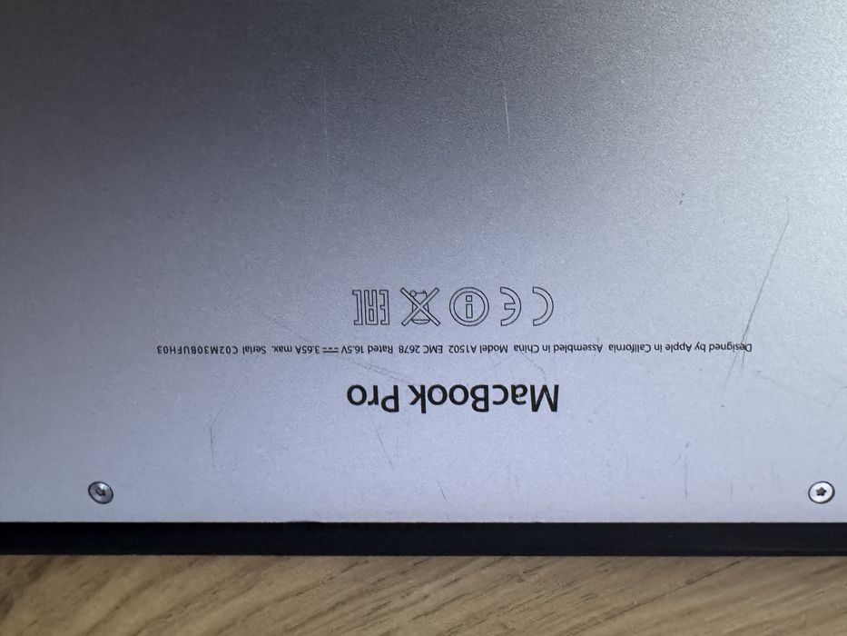 Apple MacBook Pro A1502 i5 8GB ram Dysk 120 GB SSD podś. klawiatura