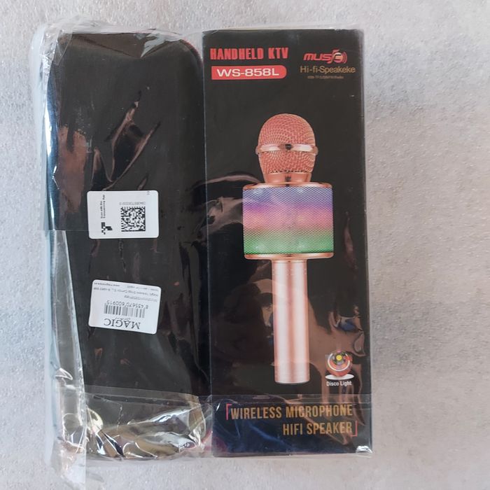 MAGIC SELECT Mikrofon do karaoke z głośnikiem Bluetooth