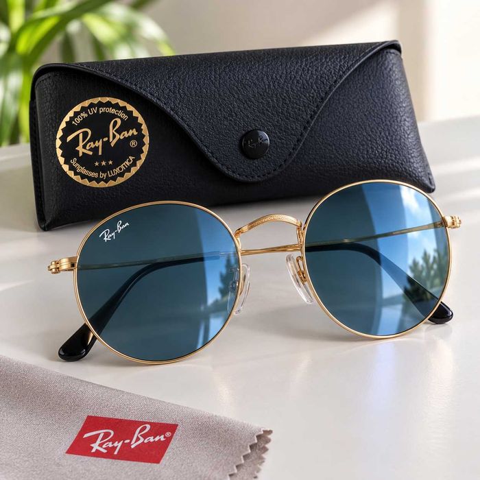 Солнцезащитные очки Ray-Ban Round Metal, оригинал