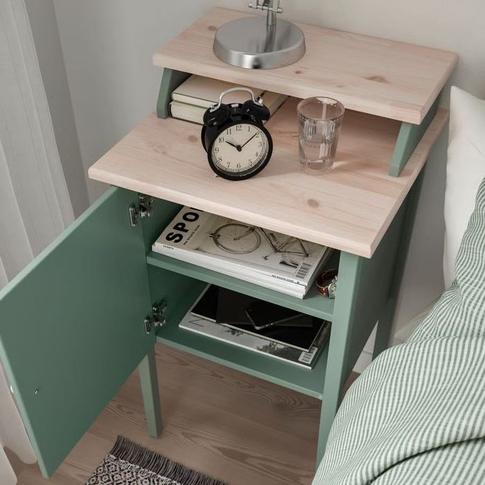 Szafki nocne - CENA ZA KOMPLET szałwiowe OLDERDALEN Ikea