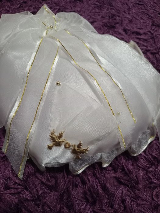 Poduszki na obrączki 2 szt. Serca