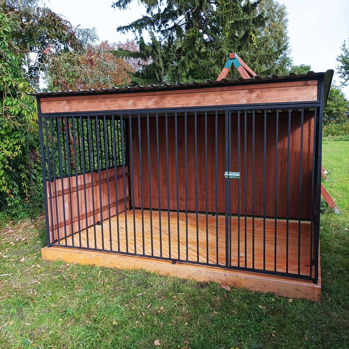 Solidny kojec dla psa transport montaż SPAWANA KLATKA box