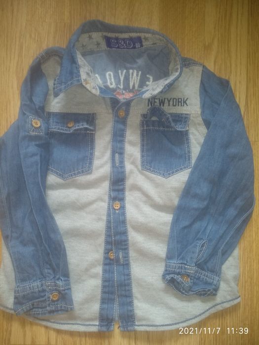 Рубашка джинсова