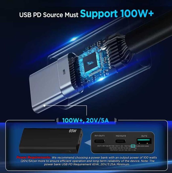 Кабель для Starlink 3-в-1 автомобільний пристрій