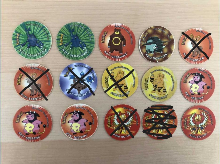 Pokemon Tazos 3 (Matutano)