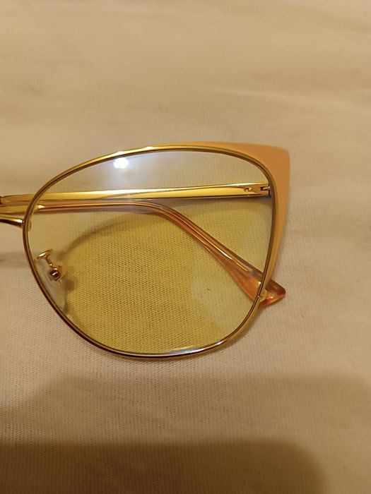 Nowe Damskie okulary;0; z ramówka w kolorze pudrowy róż