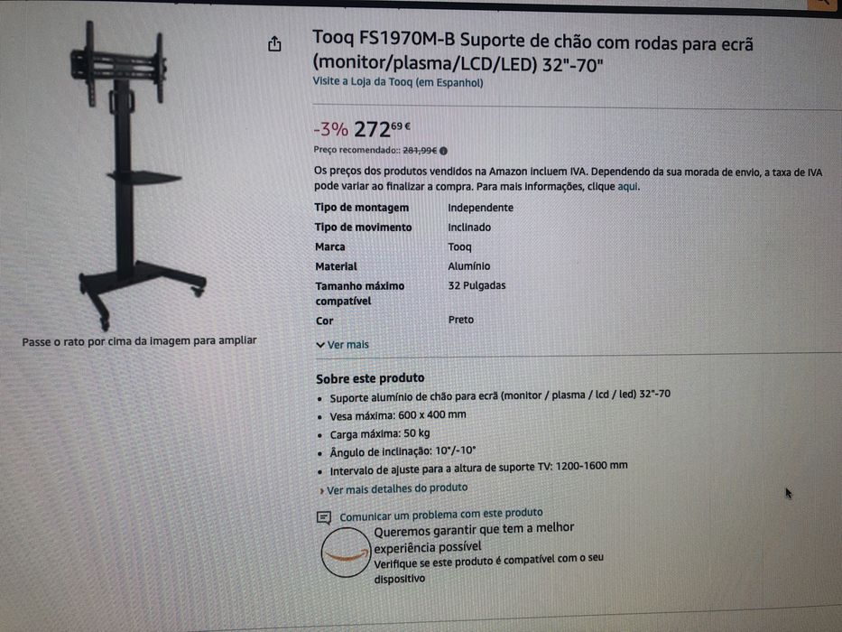 Suporte Monitor/Plasma