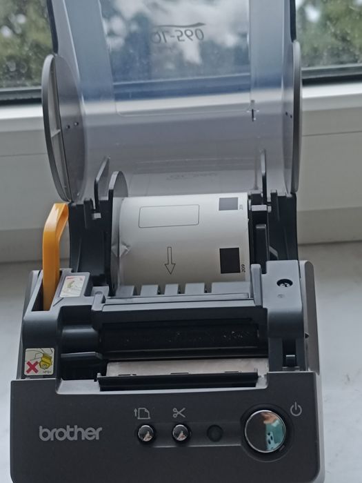 Drukarka termiczna etykiet  Brother P-Touch, QL-560, USB, kable