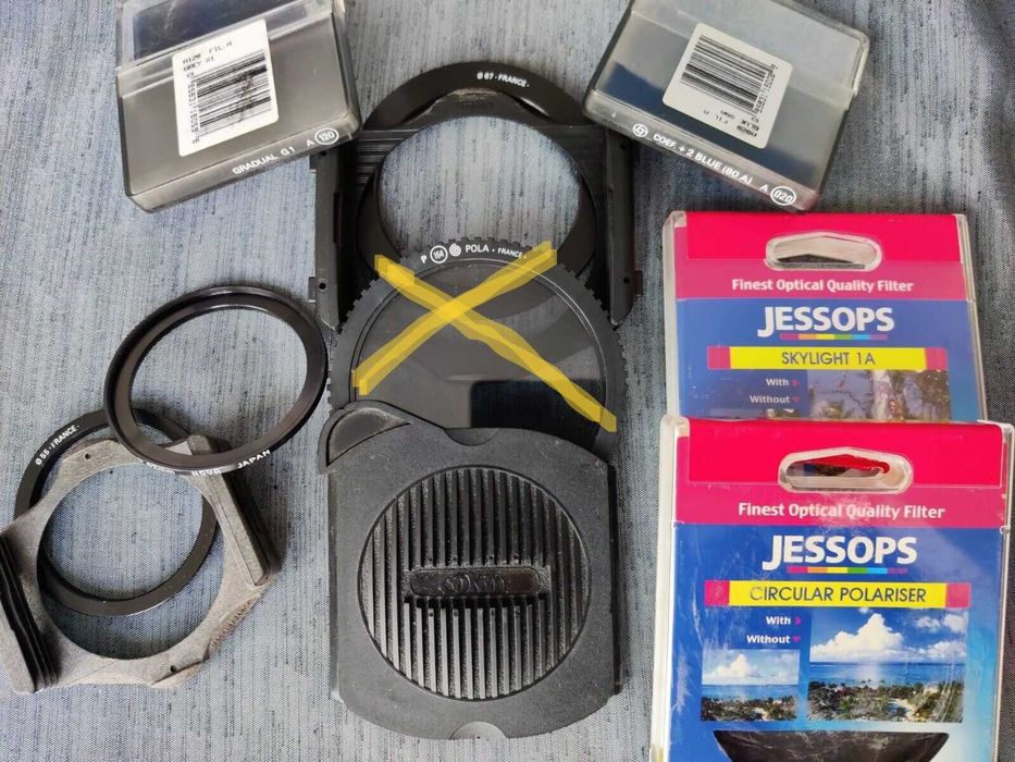 4 Filtro Câmera Cokin G1 80A 55 Jessops 67 Skylight 62 Caixa Case