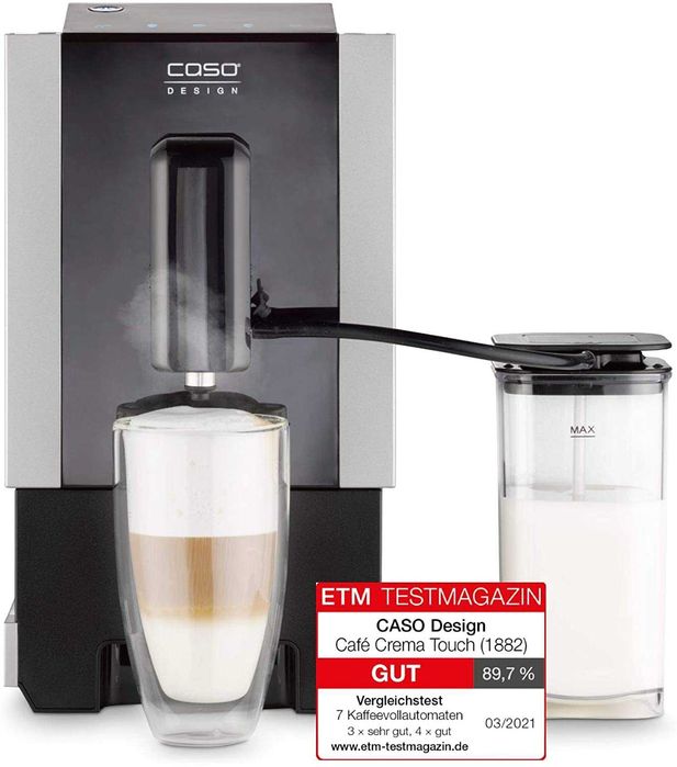 кофеварка кофемашина кавоварка CASO 1882 Café Crema Touch Design