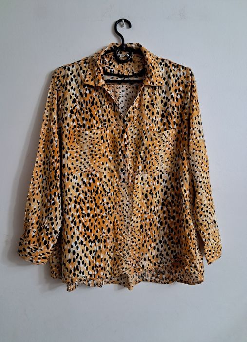 Bluzka długi rękaw  - 16/18.   (100% wiskoza)