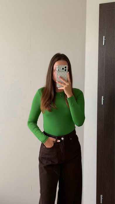 Боді зелений із Zara