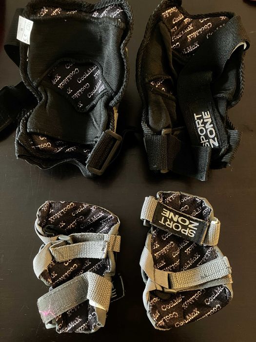 Patins em linha extensíveis do 30 ao 32, bom estado, com proteções