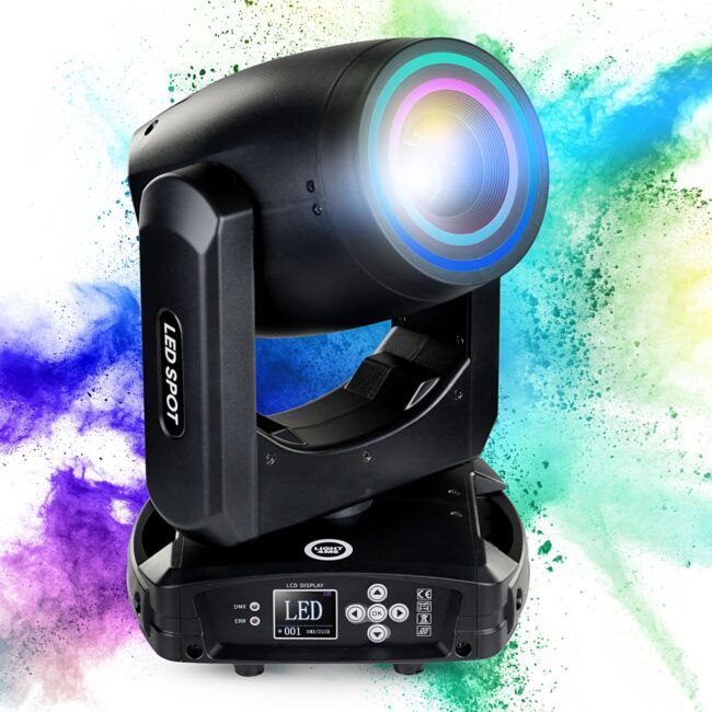 LIGHT4ME PRISMO SPOT 150W głowica ruchoma spot oświetlenie sceniczne RGB