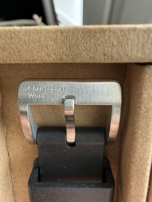Christopher Ward C60 оригінальні браслети 20 мм та каучуковий ремінець 22 мм