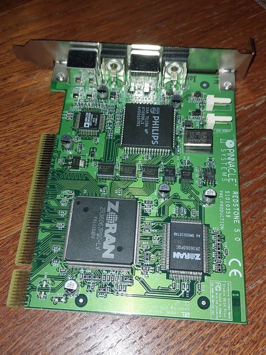 Wewnętrzna Karta Video Pinnacle Systems Redstone 5.0 PCI VHS Philips