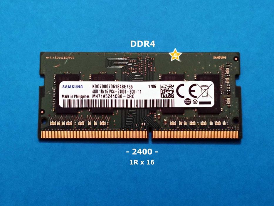DDR4 4GB Samsung 2400T