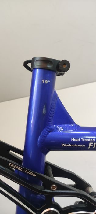 Рама FISCHER Durango 19" 140мм 26"-ті; двухподвес двопідвіс rockshox