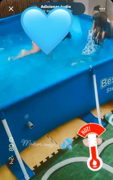 Piscina bestway 2.59 x 1.70 61cm