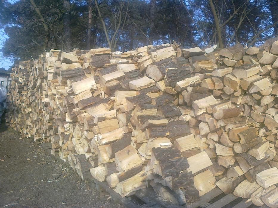 Drewno Sezonowane . Sosna Olcha Buk Dąb
