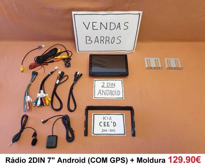 (NOVO) Rádio 2DIN • KIA Ceed (2007 a 2019) • Android JD Cee'd [4+64GB]